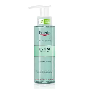 Gel Rửa Mặt Cho Da Nhờn Mụn, Pro Acne Solution, Cleansing Gel, Eliminates Excess Sebum (200ml) - EUCERIN