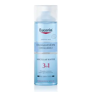Nước Tẩy Trang Cho Da Nhạy Cảm, Dermato Clean Hyaluron, Micellar Water 3 in 1, Sensitive Skin (200ml) - EUCERIN