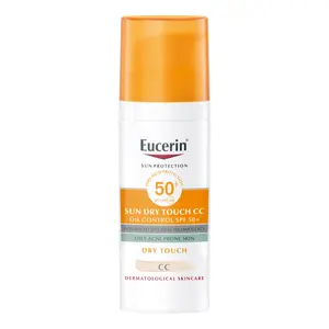 Kem CC Chống Nắng Kiềm Dầu, Sun Dry Touch CC Oil Control SPF 50+ (50ml) - EUCERIN