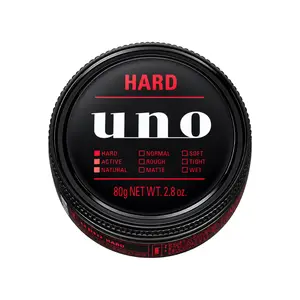 Sáp Vuốt Tóc Tạo Kiểu Giữ Nếp Tự Nhiên, Men's Hair Wax, Active Natural Hard, 2.8 oz (80g) - UNO
