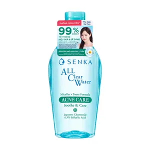 Nước Tẩy Trang Giúp Giảm Mụn, All Clear Water Makeup Remover, Micellar + Toner Formula Acne Care (400ml) - SENKA
