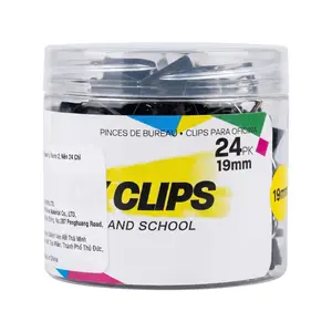 Kẹp Bướm Kẹp Giấy Văn Phòng, Bulldog / Fold Back Clips, 24 Cái (19mm) - UNCLE BILLS
