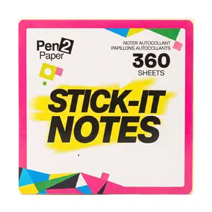 Giấy Ghi Chú Vàng, Pen2Paper, Stick-It Notes Yellow Block, 360 Tờ - UNCLE BILLS