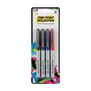 Bút Nước 4 Màu, Pen2Paper, Fine-Point Roller Tip Pen 0.5mm, 4 Cây - UNCLE BILLS