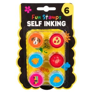 Đồ Chơi Con Dấu In Hình Cho Bé, Fun Stamps Self Inking for Kids, 6 Cái - UNCLE BILLS