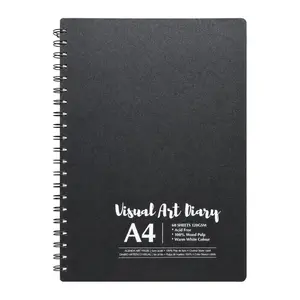 Tập / Vở Ghi Chép A4, A4 Visual Art Diary, 120gsm, 60 Tờ - UNCLE BILLS