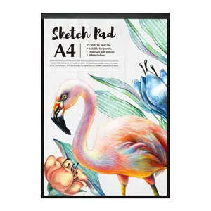 Tập Giấy Vẽ Phác Thảo A4, Sketch Pad 160gsm, 25 Tờ - UNCLE BILLS