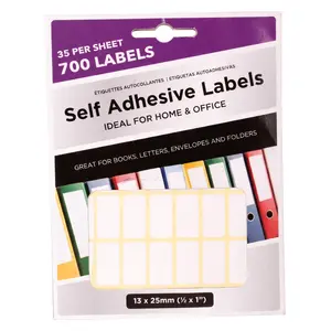 Nhãn Dán Phân Loại Ghi Chú Bìa Hồ Sơ, Self Adhesive Labels, 700 Nhãn (13 x 25mm) - UNCLE BILLS