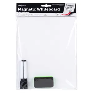 Bảng Trắng Từ Tính Hít Nam Châm Kèm Phụ Kiện, Pen2Paper, Magnetic Whiteboard Set (21 x 28cm) - UNCLE BILLS