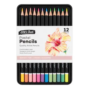 Bút Chì Màu Pastel, Artist's Touch, Pastel Pencils, 12 Cây - UNCLE BILLS