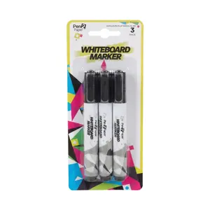 Bút Lông Viết Bảng Màu Đen, Pen2Paper, Black Whiteboard Markers, 3 Cây - UNCLE BILLS