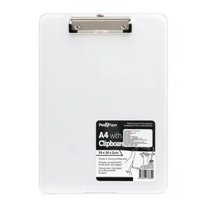 Bảng Nhựa Kẹp Tài Liệu A4 Có Ngăn Chứa, Pen2Paper, A4 PP Clipboard with Storage - UNCLE BILLS