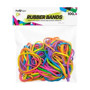 Dây Thun, Pen2Paper, Rubber Bands, 50 x 3mm (100g) - UNCLE BILLS