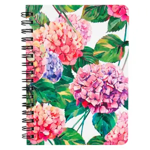 Sổ Tay A6 Họa Tiết Hoa Cỏ Gáy Lò Xo (Nhiều Mẫu), Spiral Floral Notebook A6 - UNCLE BILLS