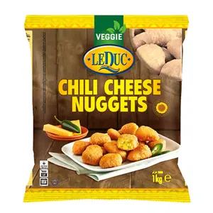 Viên Phô Mai Cay Chiên Giòn Đông Lạnh, Veggie, Chili Cheese Nuggets (1kg) - LE DUC