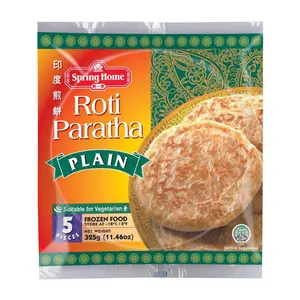 Bánh Roti Truyền Thống, Roti Paratha, Plain, 5 Miếng, 11.46 oz (325g) - SPRING HOME