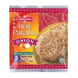 Bánh Roti Vị Hành, Roti Paratha, Onion, 5 Miếng, 11.46 oz (325g) - SPRING HOME