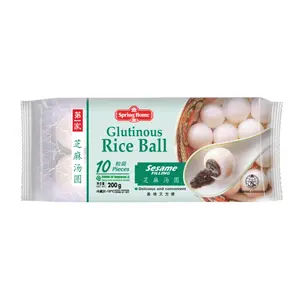 Bánh Trôi Nước Nhân Mè Đen, Glutinous Rice Balls, Sesame Filling, 10 Viên, 7 oz (200g) - SPRING HOME