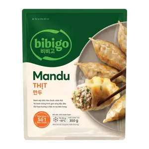 Bánh Xếp Hàn Quốc Nhân Thịt, Meat Mandu, 10 Bánh (350g) - BIBIGO