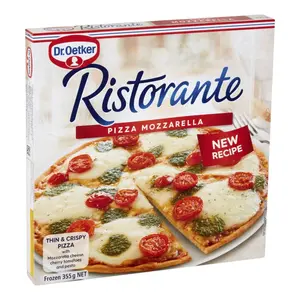 Pizza Phô Mai & Cà Chua, Ristorante, Pizza Mozzarella, New Recipe (355g) - DR. OETKER