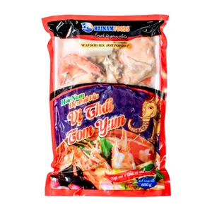 Hải Nam Đệ Nhật Lẩu Vị Thái Tom Yum, Seafood Mix for Hot Pot, Tom Yum (600g) - HAINAMFOODS