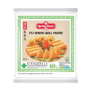 Bánh Tráng Bột Mì, TYJ Spring Roll Pastry, 40 Cái, 215 x 215mm, 19.4 oz (550g) - SPRING HOME