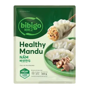 Bánh Xếp Chay Hàn Quốc Nhân Nấm, Healthy Mandu, Mushrooms (300g) - BIBIGO