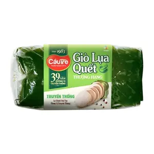 Giò Lụa Quết Thượng Hạng, Lean Pork Paste in Banana Leaf (500g) - CAU TRE