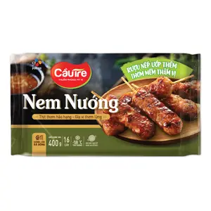 Nem Nướng Rượu Nếp, Vietnamese Grilled Pork Rolls with Rice Wine, 16 Cây (400g) - CAU TRE