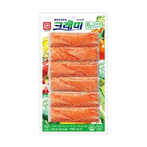Thanh Cua Crami, Frozen Imitation Crab Sticks, 5 Miếng (90g) - HANSUNG FOOD
