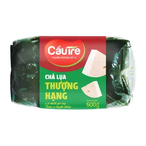 Chả Lụa Thượng Hạng, Premium Banana-Wrapped Pork Roll (500g) - CAU TRE