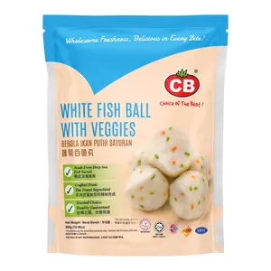 Cá Viên Rau Củ, White Fish Ball with Veggies, 10.58 oz (300g) - CB