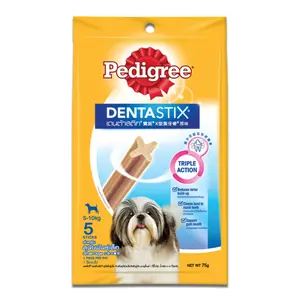 Bánh Xương Chó Nhỏ, Dog Treats, Dentastix, Small Dogs 5 - 10kg, 5 Que (75g) - PEDIGREE