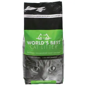 Cát Vệ Sinh Hữu Cơ Cho Mèo, Clumping Formula Cat Litter, 100% Natural, 7 lbs (3.18kg) - WORLD'S BEST CAT LITTER