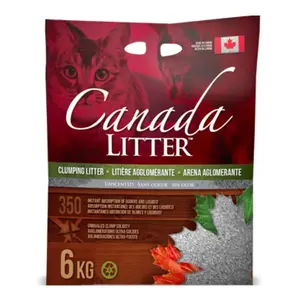 Cát Vệ Sinh Cho Mèo, Clumping Litter 350, Unscented (6kg) - CANADA LITTER