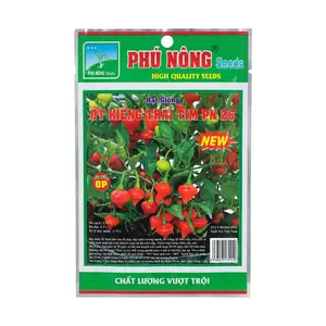 Hạt Giống Ớt Kiểng Trái Tim PN 26, Heart-Shaped Red Pepper Seeds for Planting (200mg) - PHU NONG SEEDS