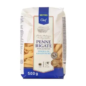 Nui Ống, Penne Rigate, 14% Protein (500g) - METRO CHEF