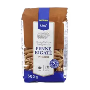 Nui Ống Nguyên Cám, Penne Rigate Integrali, Whole Wheat (500g) - METRO CHEF