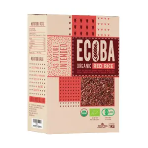Gạo Hữu Cơ Huyết Rồng, Organic Red Rice (1kg) - ECOBA