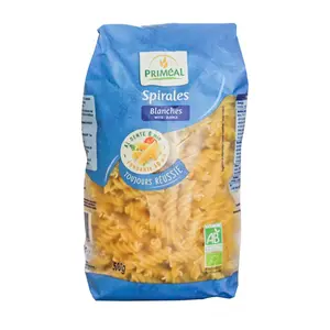 Nui Xoắn Hữu Cơ, Spirales, Blanches (500g) - PRIMÉAL