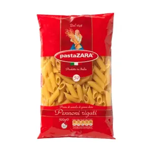 Nui Ống, Pennoni Rigati, No. 50 (500g) - PASTA ZARA