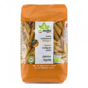Nui Ống Ngũ Cốc Hữu Cơ, Organic Multigrain Pasta, Penne Rigate (340g) - BIOITALIA