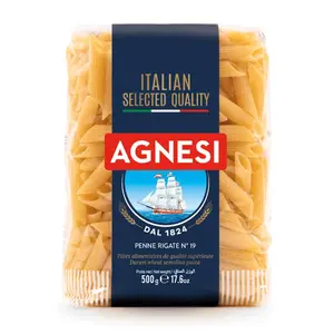 Nui Ống, Penne Rigati, No. 19, 17.6 oz (500g) - AGNESI