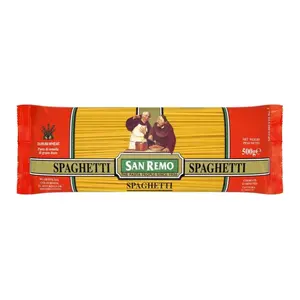 Mì Ý, Spaghetti, No. 5, Durum Wheat (500g) - SAN REMO