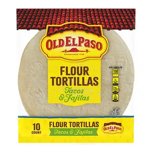 Bánh Tortilla, Flour Tortillas, Tacos & Fajitas, 10 Cái, 8.2 oz (232g) - OLD EL PASO