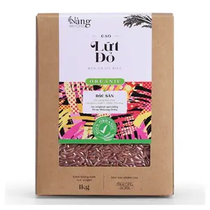 Gạo Lứt Đỏ Hữu Cơ, Organic Red Grain Rice (1kg) - MEKONG HOME