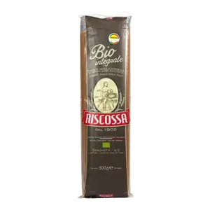 Mì Ý Nguyên Cám Hữu Cơ, Bio Integrale, Whole Wheat Spaghetti, No. 2 (500g) - RISCOSSA