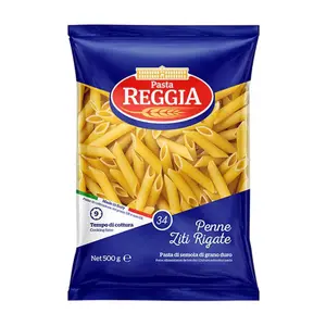 Nui Ống, Penne Liti Rigate, No. 34 (500g) - PASTA REGGIA