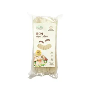 Bún Gạo Trắng, White Rice Vermicelli (400g) - HOA SUA FOODS