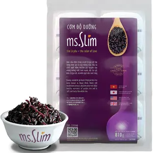 Cơm Lứt Tím Độ Dưỡng, Ready Healthy Purple Rice, No Cholesterol (810g) - MS. SLIM